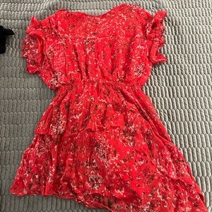 IRO asymmetrical silk dress